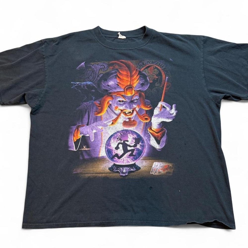 Vintage ICP Insane Clown Posse t-shirt Dark Carnival double sided art XL READ